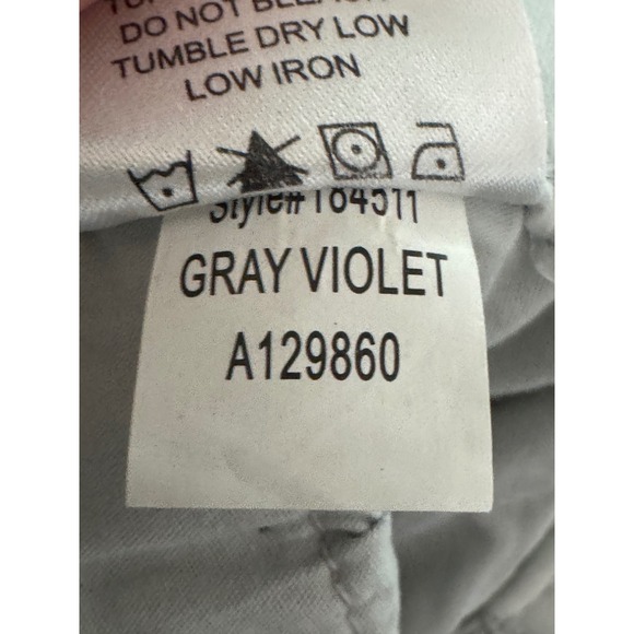 Lila Ryan The Jenalyn Bootcut Trouser Brushed Sateen Gray Violet Women's Size 14 - Picture 10 of 12
